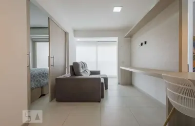 Apartamento para aluguel - campo belo, 1 quarto,  49 m² - são paulo
