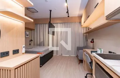Kitnet / stúdio para aluguel - brooklin, 1 quarto,  28 m² - são paulo