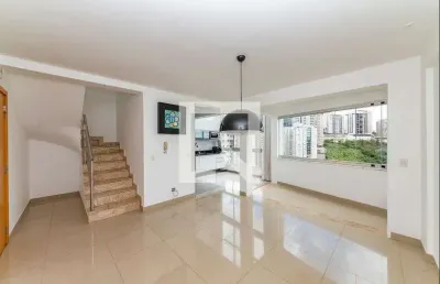 Cobertura para aluguel - vila da serra, 2 quartos,  180 m² - nova lima