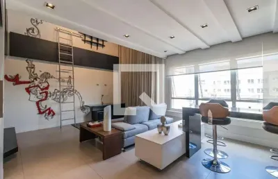 Apartamento para aluguel - alphaville, 1 quarto,  78 m² - barueri