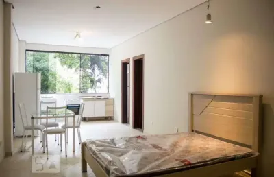 Kitnet / stúdio para aluguel - barcelona, 1 quarto,  33 m² - são caetano do sul