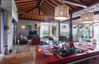Casa / sobrado em condomínio para aluguel - pasárgada, 4 quartos,  390 m² - nova lima