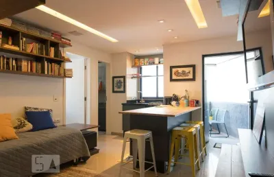 Apartamento para aluguel - centro, 1 quarto,  54 m² - curitiba
