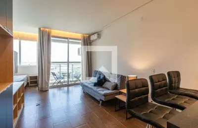 Kitnet / stúdio para aluguel - alphaville, 1 quarto,  45 m² - santana de parnaíba