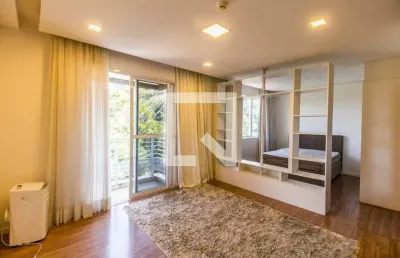 Kitnet / stúdio para aluguel - alphaville, 1 quarto,  45 m² - santana de parnaíba