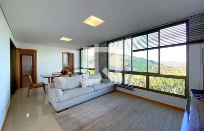 Apartamento para aluguel - vale dos cristais , 3 quartos,  217 m² - nova lima