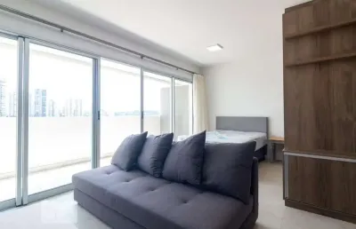 Kitnet / stúdio para aluguel - chácara santo antonio, 1 quarto,  60 m² - são paulo