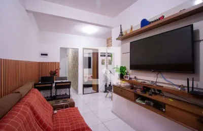 Casa para aluguel - vila três, 2 quartos,  50 m² - são gonçalo