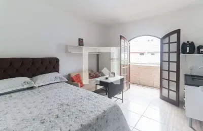 Kitnet / stúdio para aluguel - vila perreli, 1 quarto,  17 m² - poá