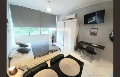 Apartamento para aluguel - itararé, 1 quarto,  35 m² - são vicente