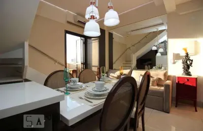 Cobertura para aluguel - guará, 1 quarto,  50 m² - brasília