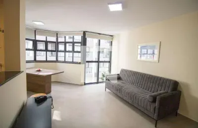 Apartamento para aluguel - brooklin, 1 quarto,  50 m² - são paulo