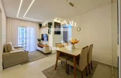 Apartamento para aluguel - canto do forte, 2 quartos,  67 m² - praia grande