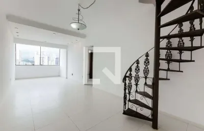 Cobertura para aluguel - ponta da praia, 3 quartos,  200 m² - santos