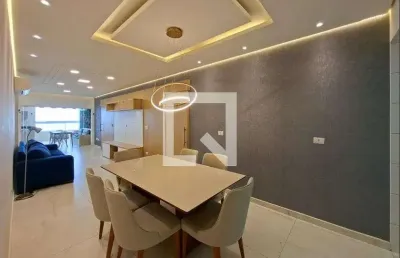 Apartamento para aluguel - canto do forte, 3 quartos,  128 m² - praia grande