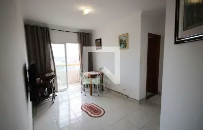 Apartamento para aluguel - vila tupi, 1 quarto,  50 m² - praia grande