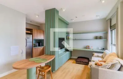 Apartamento para aluguel - campo belo, 1 quarto,  44 m² - são paulo