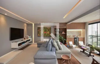 Apartamento para aluguel - real parque, 3 quartos,  178 m² - são paulo