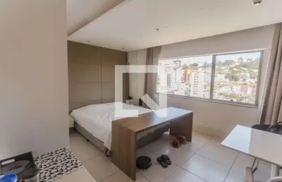 Kitnet / stúdio para aluguel - cidade jardim, 1 quarto,  30 m² - belo horizonte