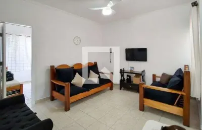 Apartamento para aluguel - vila tupi, 2 quartos,  65 m² - praia grande