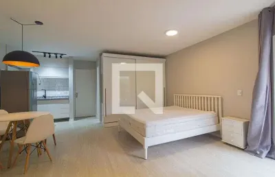Kitnet / stúdio para aluguel - centro cívico , 1 quarto,  32 m² - curitiba