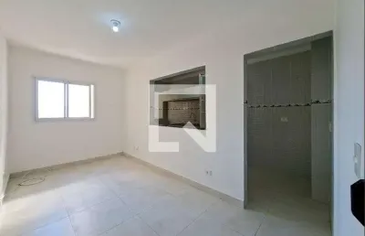 Apartamento para aluguel - vila tupi, 1 quarto,  45 m² - praia grande