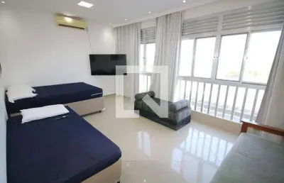 Apartamento para aluguel - canto do forte, 1 quarto,  46 m² - praia grande