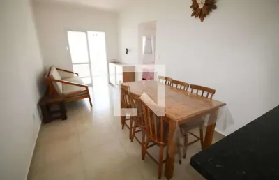 Apartamento para aluguel - vila caiçara, 2 quartos,  64 m² - praia grande
