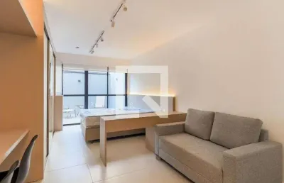 Kitnet / stúdio para aluguel - campo belo, 1 quarto,  40 m² - são paulo