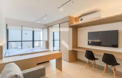 Kitnet / stúdio para aluguel - campo belo, 1 quarto,  40 m² - são paulo