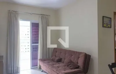 Apartamento para aluguel - vila tupi, 1 quarto,  46 m² - praia grande