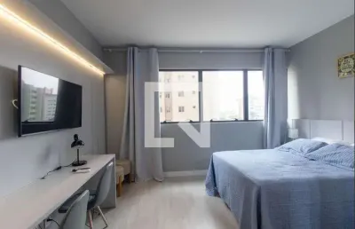 Kitnet / stúdio para aluguel - água verde, 1 quarto,  28 m² - curitiba