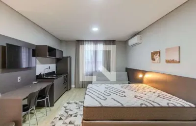 Apartamento para aluguel - centro histórico, 1 quarto,  27 m² - porto alegre