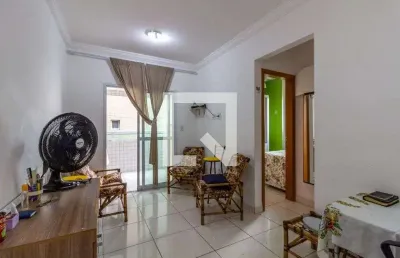 Apartamento para aluguel - nova mirim, 1 quarto,  43 m² - praia grande