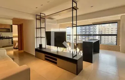 Apartamento para aluguel - ponta da praia, 2 quartos,  70 m² - santos