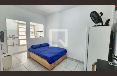 Kitnet / stúdio para aluguel - aparecida, 1 quarto,  22 m² - santos
