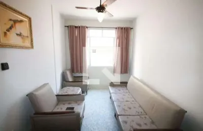 Apartamento para aluguel - vila assunção, 1 quarto,  47 m² - praia grande