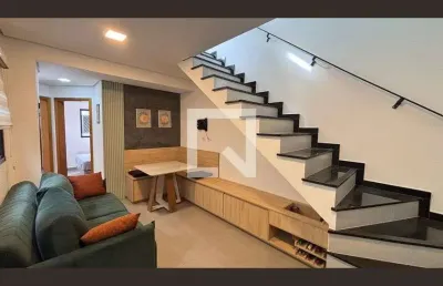 Cobertura para aluguel - campestre, 2 quartos,  82 m² - santo andré