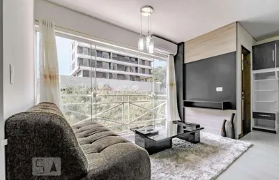Kitnet / stúdio para aluguel - mossunguê , 1 quarto,  35 m² - curitiba