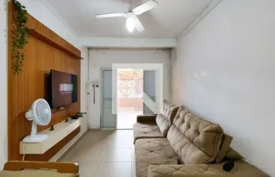 Casa para aluguel - vilamar, 2 quartos,  120 m² - praia grande