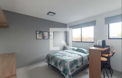 Kitnet / stúdio para aluguel - cajuru, 1 quarto,  18 m² - curitiba
