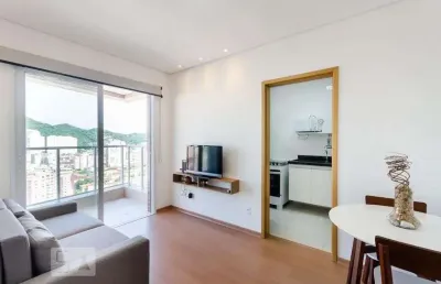 Apartamento para aluguel - campo grande, 1 quarto,  47 m² - santos