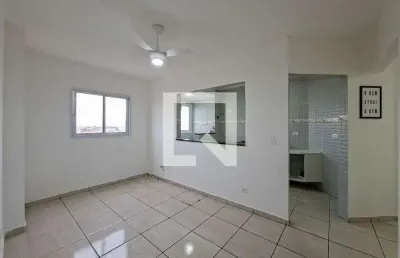 Apartamento para aluguel - vila tupi, 1 quarto,  45 m² - praia grande