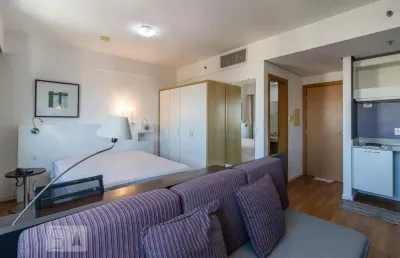 Kitnet / stúdio para aluguel - alphaville, 1 quarto,  33 m² - barueri