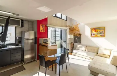 Apartamento para aluguel - pinheiros, 1 quarto,  53 m² - são paulo