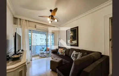 Apartamento para aluguel - gonzaga , 3 quartos,  75 m² - santos