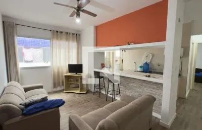 Apartamento para aluguel - vila caiçara, 2 quartos,  50 m² - praia grande