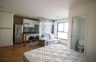 Kitnet / stúdio para aluguel - brooklin, 1 quarto,  31 m² - são paulo