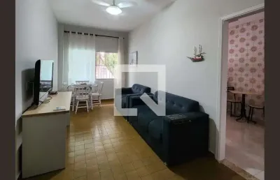 Apartamento para aluguel - vila tupi, 2 quartos,  60 m² - praia grande