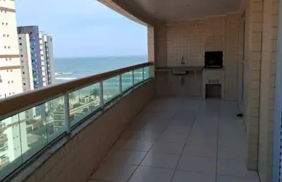 Apartamento vila caiçara, praia grande, 2 quartos, varanda gourmet, 93m²